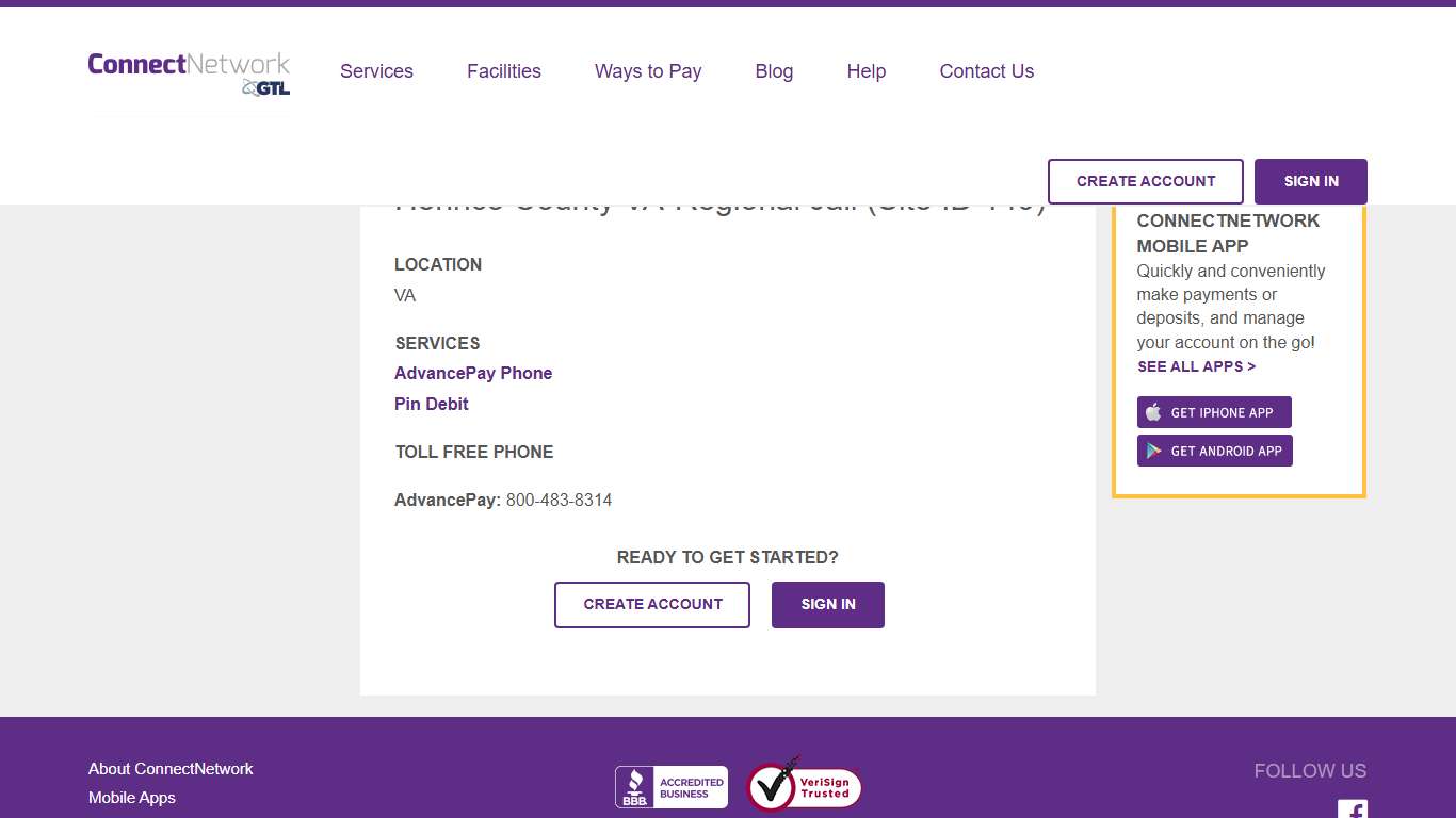 Henrico County VA-Regional Jail | ConnectNetwork